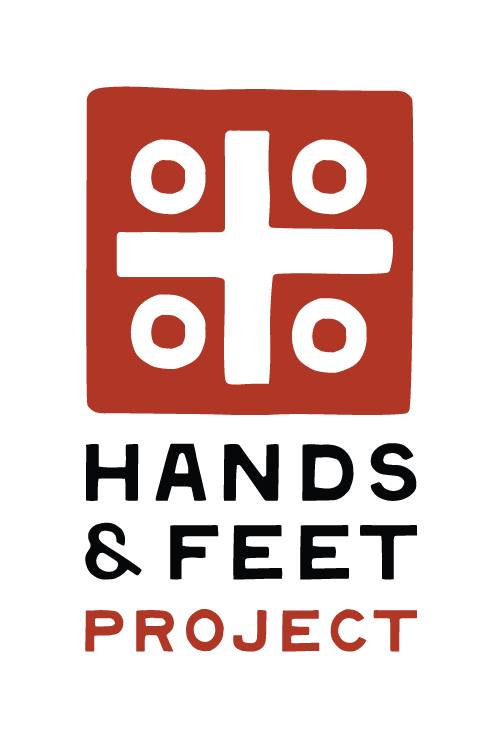 Hands & Feet Project™_Vertical Logo_Clay & Charcoal