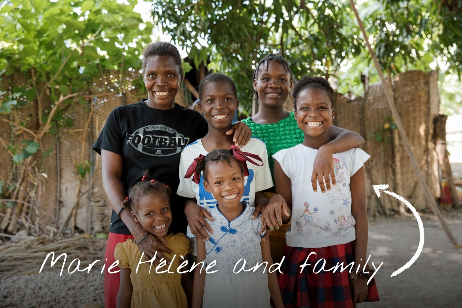 Marie Hélène and family